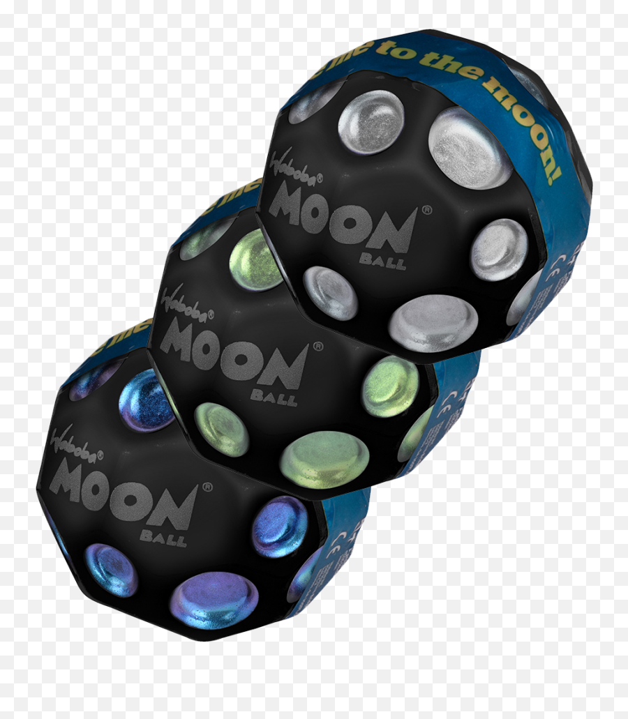 Waboba Moon 2 Pack Bundle Bouncy Balls - Waboba Moon Ball Dark Side Emoji,Bouncy Balls For Kids Emojis