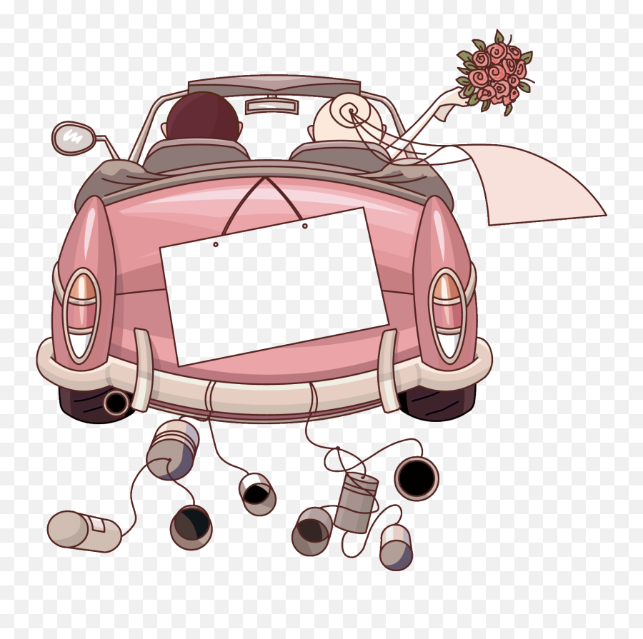 Download Car Invitation Married Just - Just Married Car Emoji,Just Married Emoticon