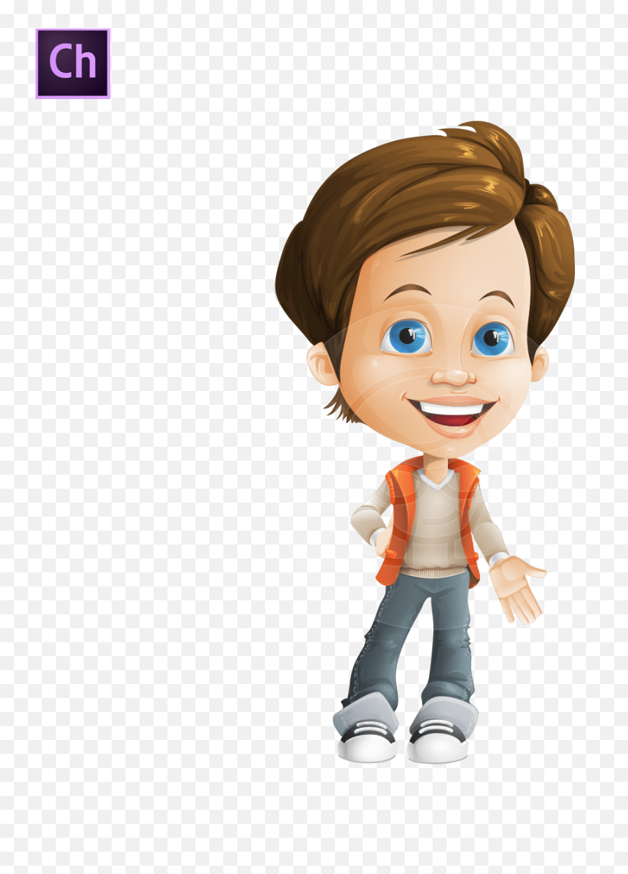 Playful Boy Cartoon - Happy Boy Cartoon With Glasses Emoji,Cartoon Facial Emotions