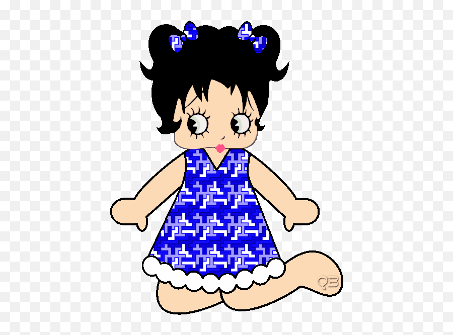 Betty Boop Classic Cartoon Characters Emoji,Pudgy Emoticon