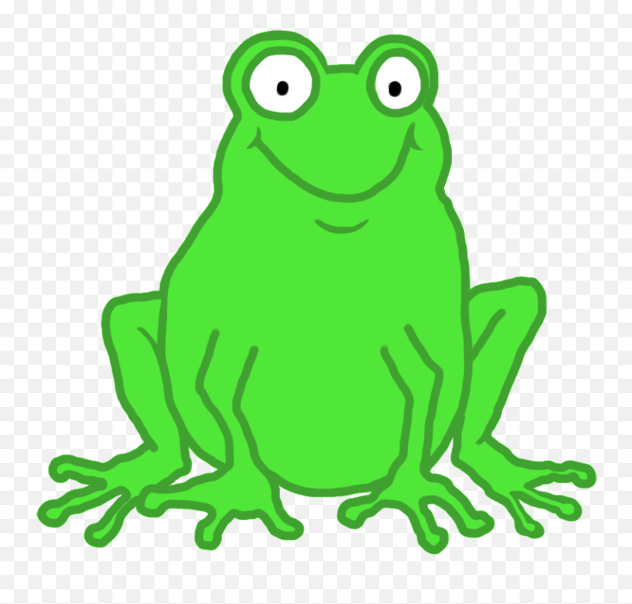 Crazy Frog Looking At You Frog Drawing Funny Frogs - Cartoon Frog Png No Background Emoji,Sapo Emojis Png