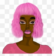 Pinkwig Wig Image - Hair Design Emoji,Emoji For Hairdo