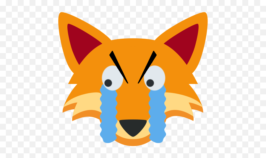 Crying Angry Eyes Fox Blank Template - Imgflip Emoji,Angry Line Emoji