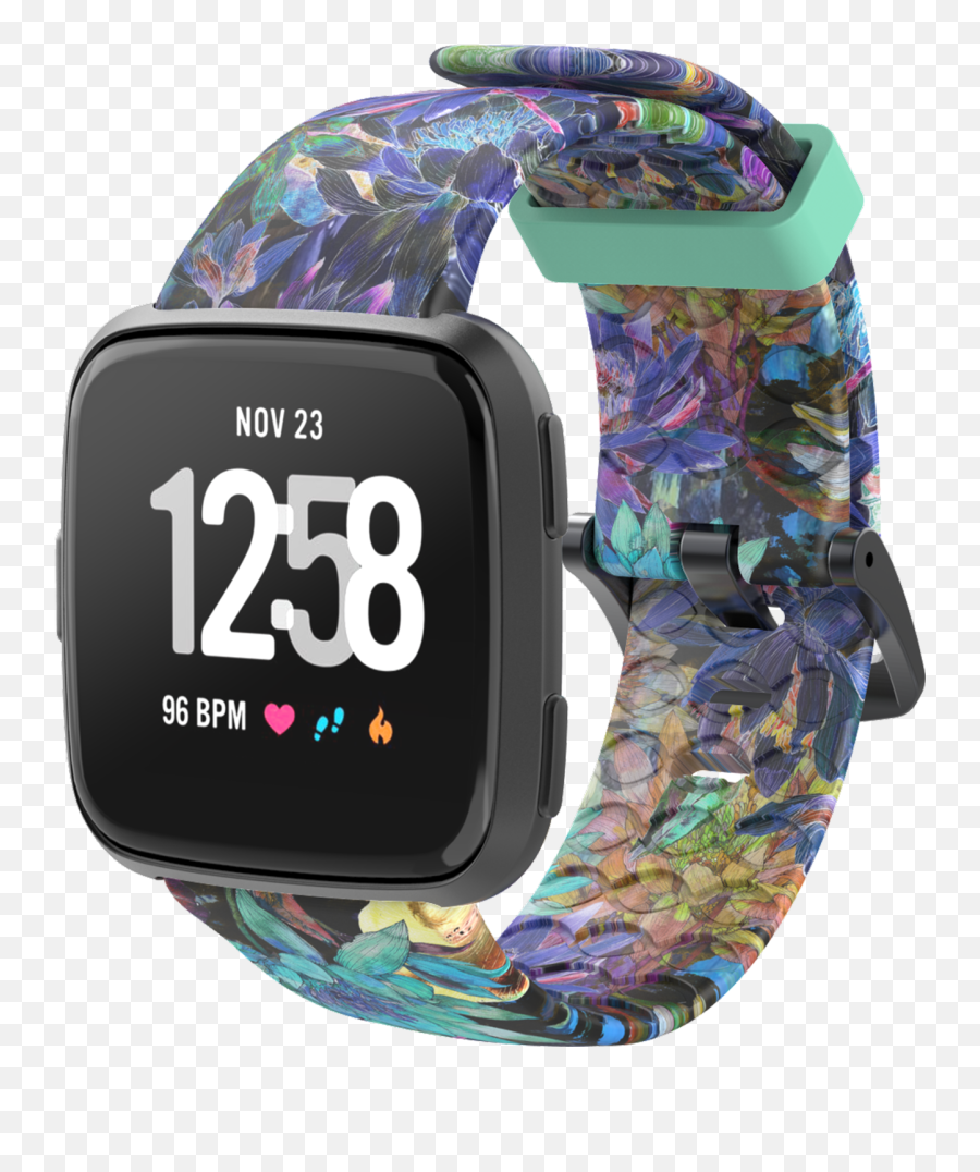 Gypsy Eyes Tie - Dye Fitbit Versa Watch Band Groove Life Emoji,Strapping Emotions