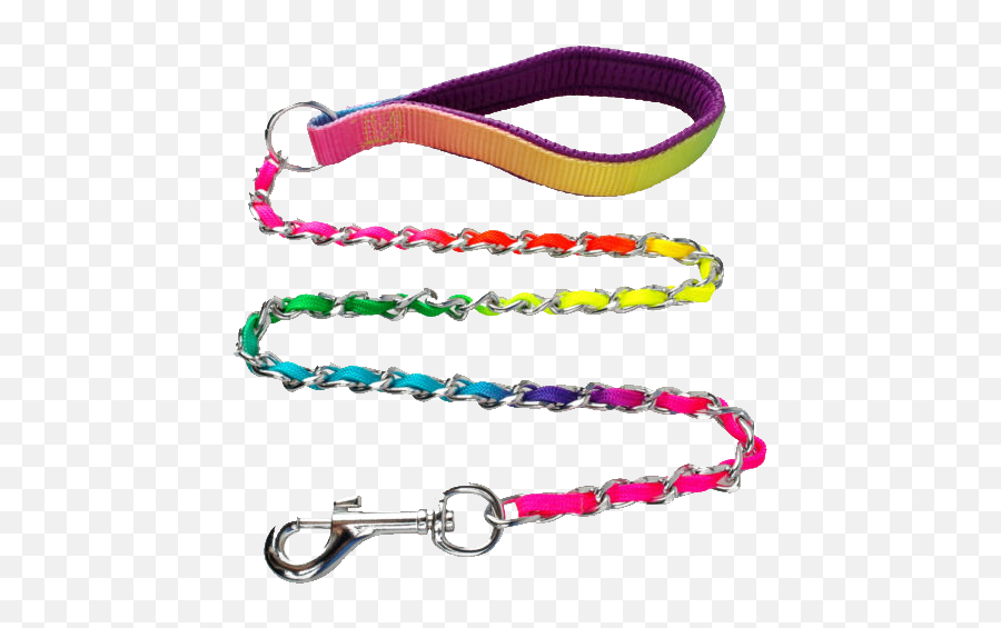 Chain Leash Rainbow Rainbowcore Sticker - Solid Emoji,Leash Emoji