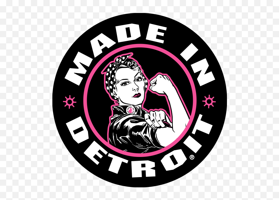 Rosie The Riveter Stickers - Made In Detroit Emoji,Rosie The Riveter Emoji