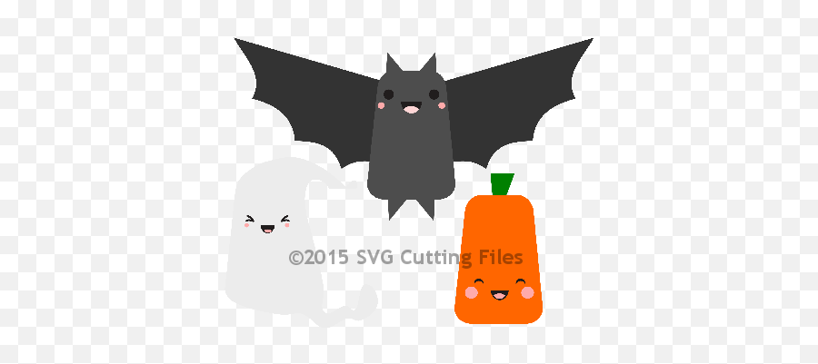 Kawaii Simply Halloween Emoji,Bats Emoji