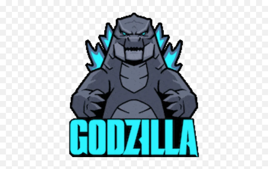 Godzilla By Bigchungus - Sticker Maker For Whatsapp Emoji,Godzilla Emoji