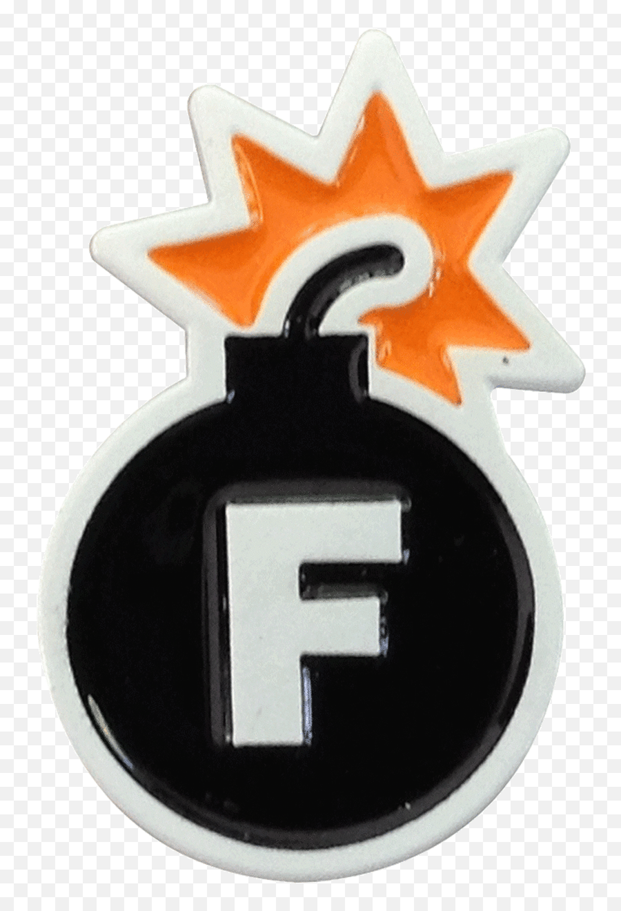Readygolf F - Bomb Black Ball Marker U0026 Hat Clip Solid Emoji,Polymer Clay Emoji