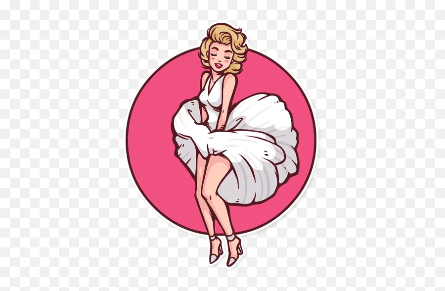 Telegram Sticker From Marilyn Pack Emoji,Ballet Tutu Emoji