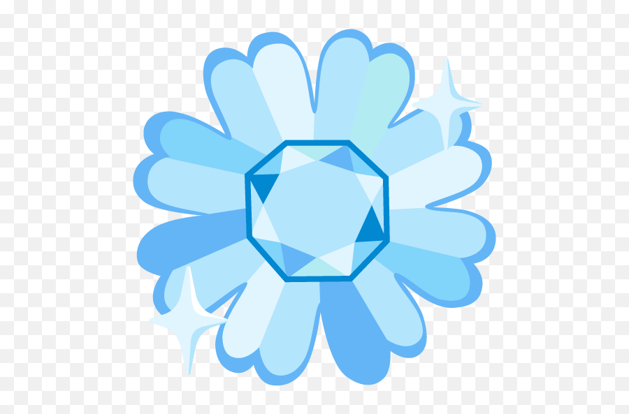 Emoji Menu,Outline Flower Emoji