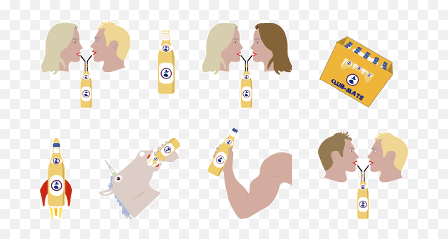 Club Mate - Club Mate Gif Emoji,Mate Emoji