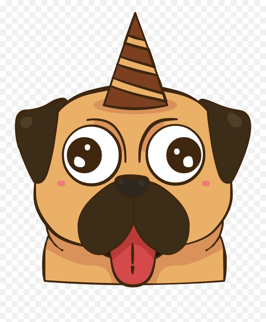 Pets Clipart Pug Pets Pug Transparent - Pug Emoji,Dog Breed Emojis