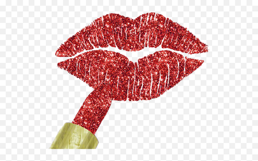 Glitter Lips Transparent Image - Transparent Red Glitter Lips Png Emoji,Glitter Emoji Transparent