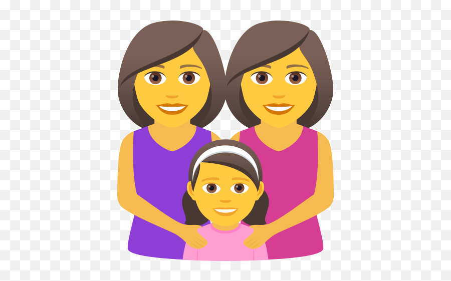 Wife Wife Daughter - Familia Emoji,Friendship Emoji