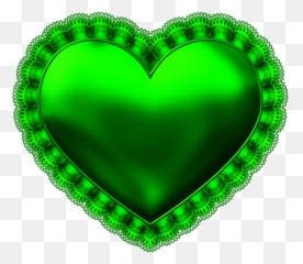 Pin - Green Heart Hd Png Emoji,Heart Emoji Border