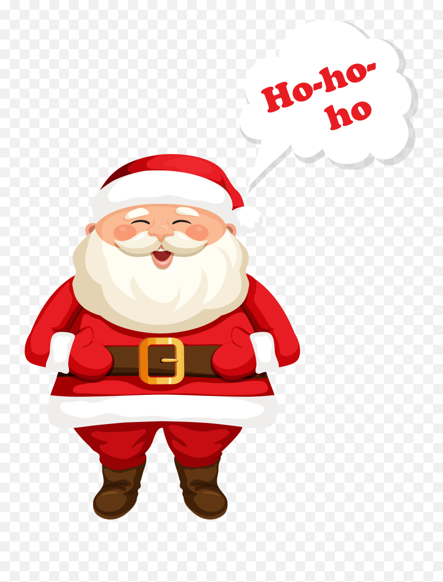 Santa Ho Ho Ho Png U0026 Free Santa Ho Ho Hopng Transparent - Santa Claus Cartoon Transparent Emoji,Pinky Promise Emoji