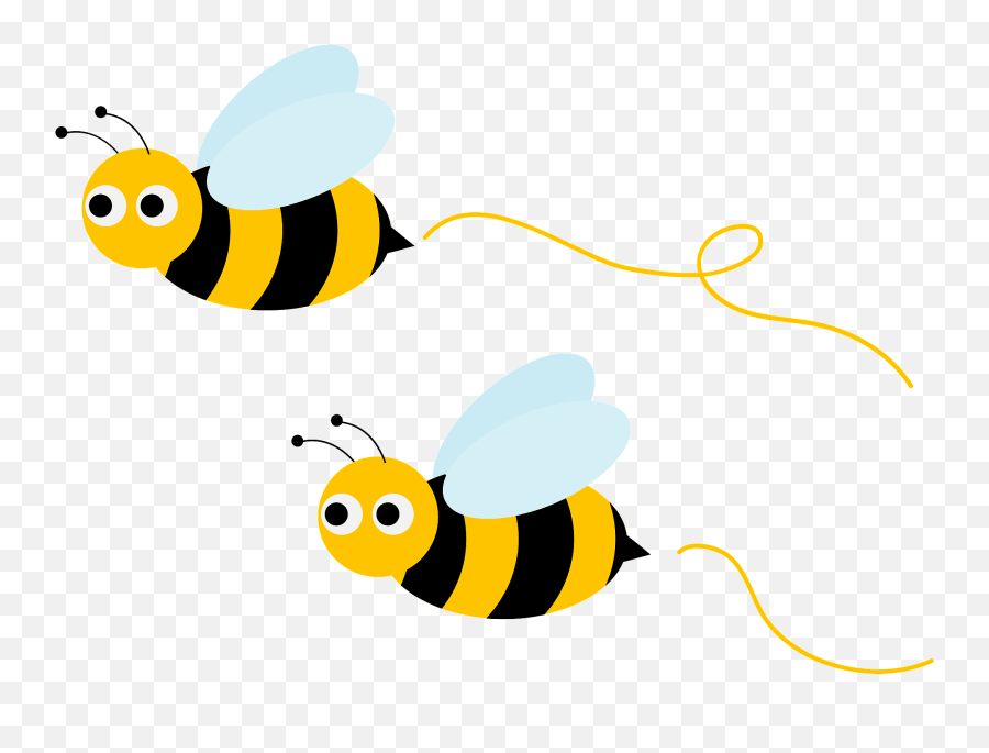 Honey Bees Clipart - Honey Bee Flying Clipart Emoji,Honey Bee Emoji