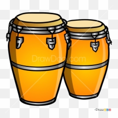 How To Draw Bongo Drums Musical Instruments - Draw A Bongo Drum Emoji,Drum Emoji
