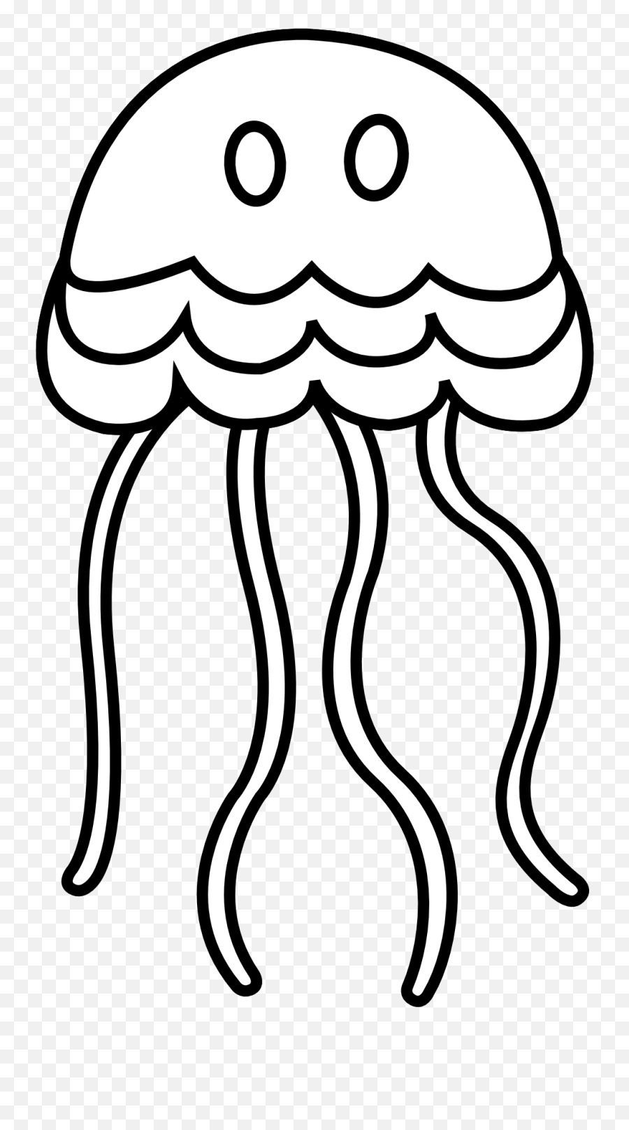 Black And White Download Clip Art Png - Clip Art Black And White Jellyfish Emoji,Easy Pictures To Draw Of Black And White Laughing Emojis