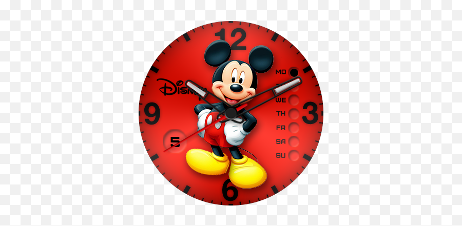 Mickey U2013 Watchfaces For Smart Watches - Banderines De Feliz Cumpleaños Para Imprimir De Mickey Mouse Emoji,Emoticon Carátula