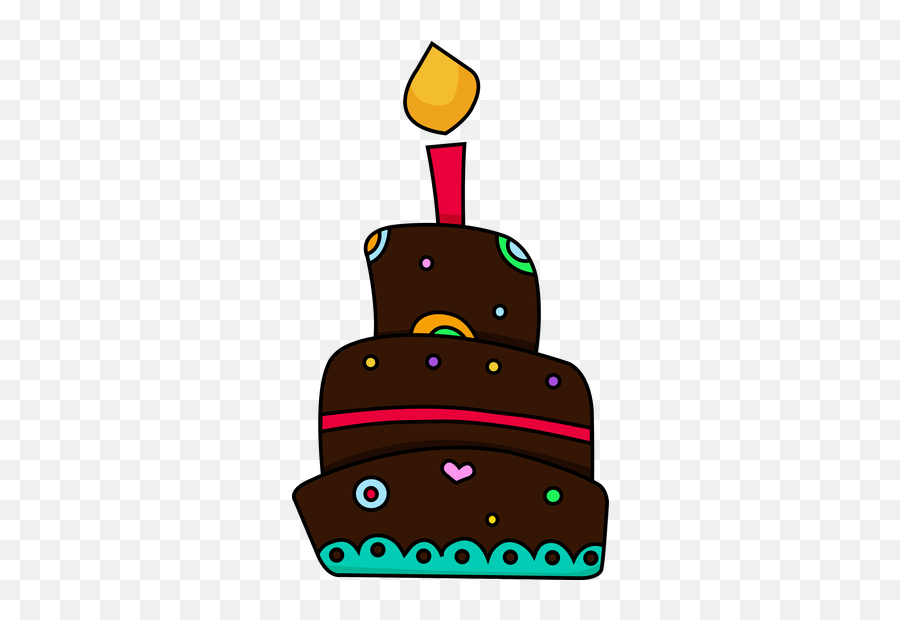 Cakecolor - Clip Art Emoji,Twitter Cake Emoticon