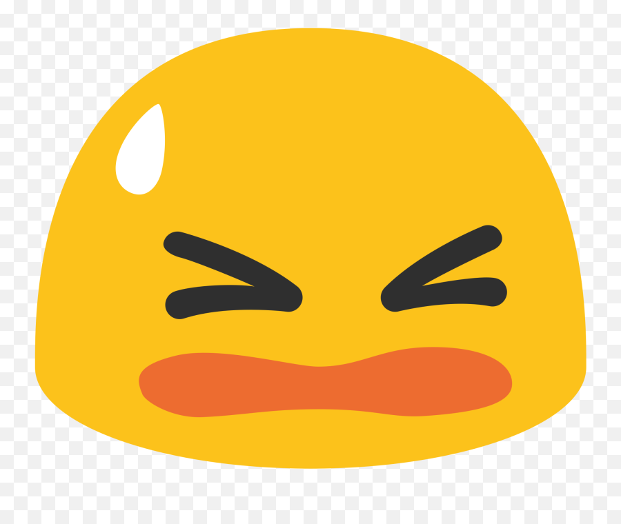 Tired Face - Android Emoji Transparent Background,Tired Emoji