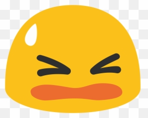 Tired Face - Android Emoji Transparent Background,Tired Emoji