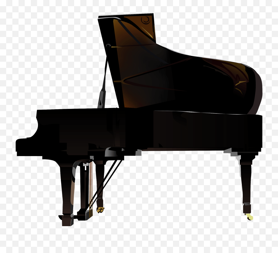 Grand Piano Silhouette Clipart Emoji,Emoji Man And Piano