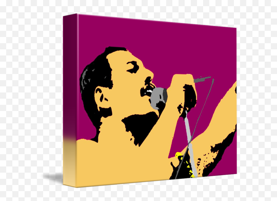 Freddie Mercury Shadow Color - Freddie Mercury Birthday Card Emoji,Freddie Mercury Emoticon Facebook