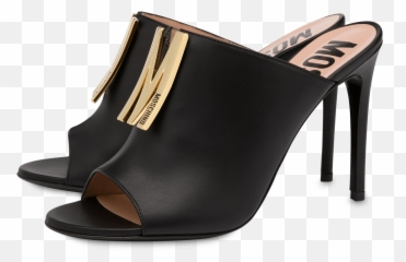 M Calfskin High Sandals - High Heel Mules Moschino Emoji,High Heel Emoticon Facebook