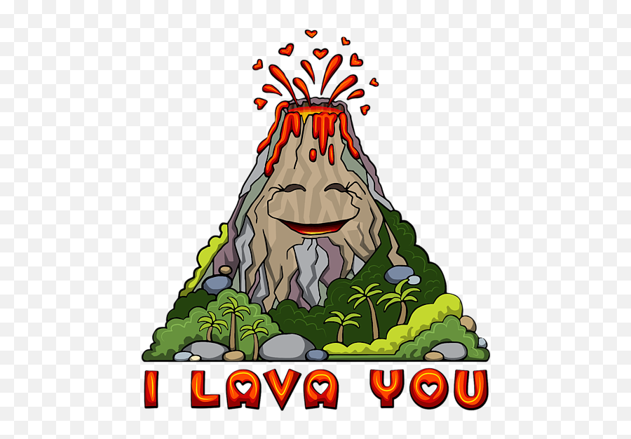 I Lava You Cute Volcano Geology Pun Onesie For Sale By - Cute Volcano Emoji,Emoji Puns Valentine