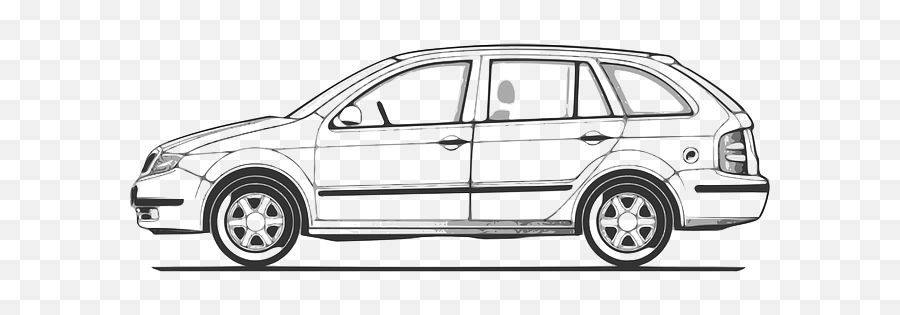 Step - Skoda Fabia 2002 Dimensions Emoji,Car Emoticon Draw