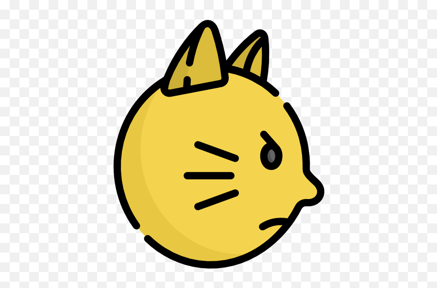 Cat - Happy Emoji,Cute Emotion Emojis Cat