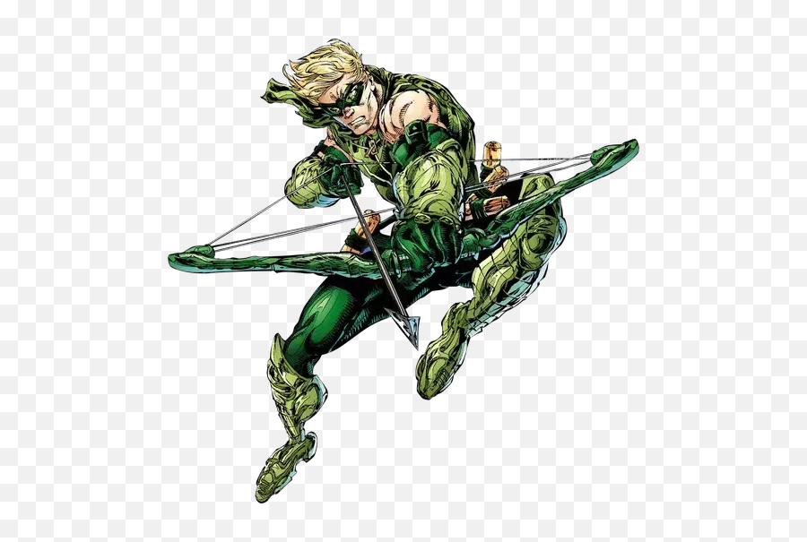 Green Arrow - Green Arrow Comics Png Emoji,Quora How Did Batman Master His Emotions