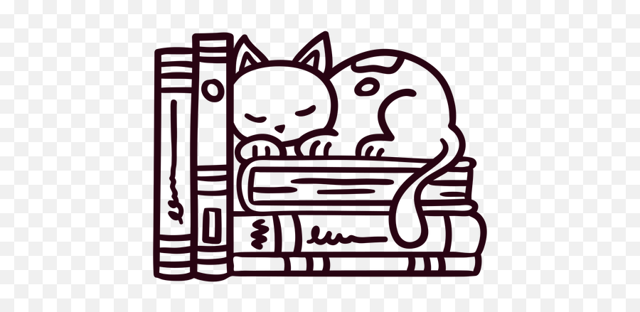 Sleep Png Svg Transparent Background - Desenho De Um Gatinho Na Estante Emoji,Sleepy Cat Emoticon