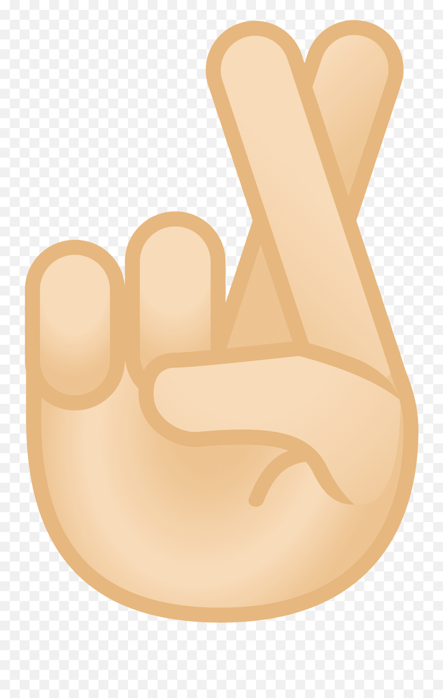Crossed Fingers Emoji With Light - Transparent Background Crossed Fingers Emoji Png,Crossing Fingers Emoji