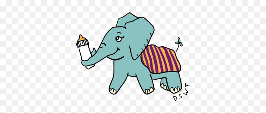Dswt Baby Elephant Stickers By David Sheldrick Wildlife Trust Emoji,Get Ipone Emojis