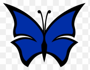 Blue Butterfly Clip Art Emoji,2 Blue Butterfly Emojis