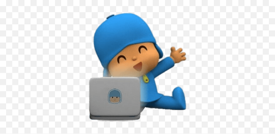 Pocoyó Trabajando En El Ordenador Personajes De Pocoyo Emoji,Monta Lentra De Musica Com Emojis E Baixa A Foto