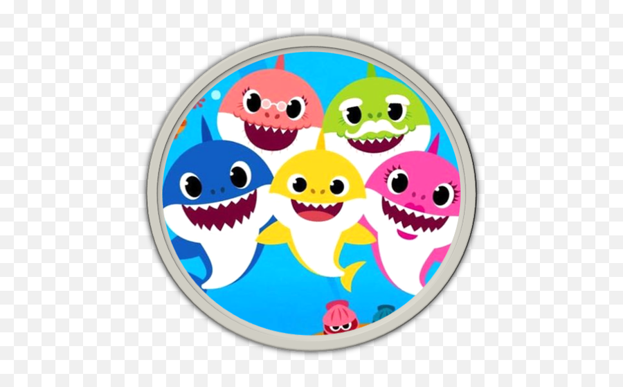 Family Day - Snap Junkies Cut Out Baby Shark Cupcake Toppers Emoji,Shark Emoticon