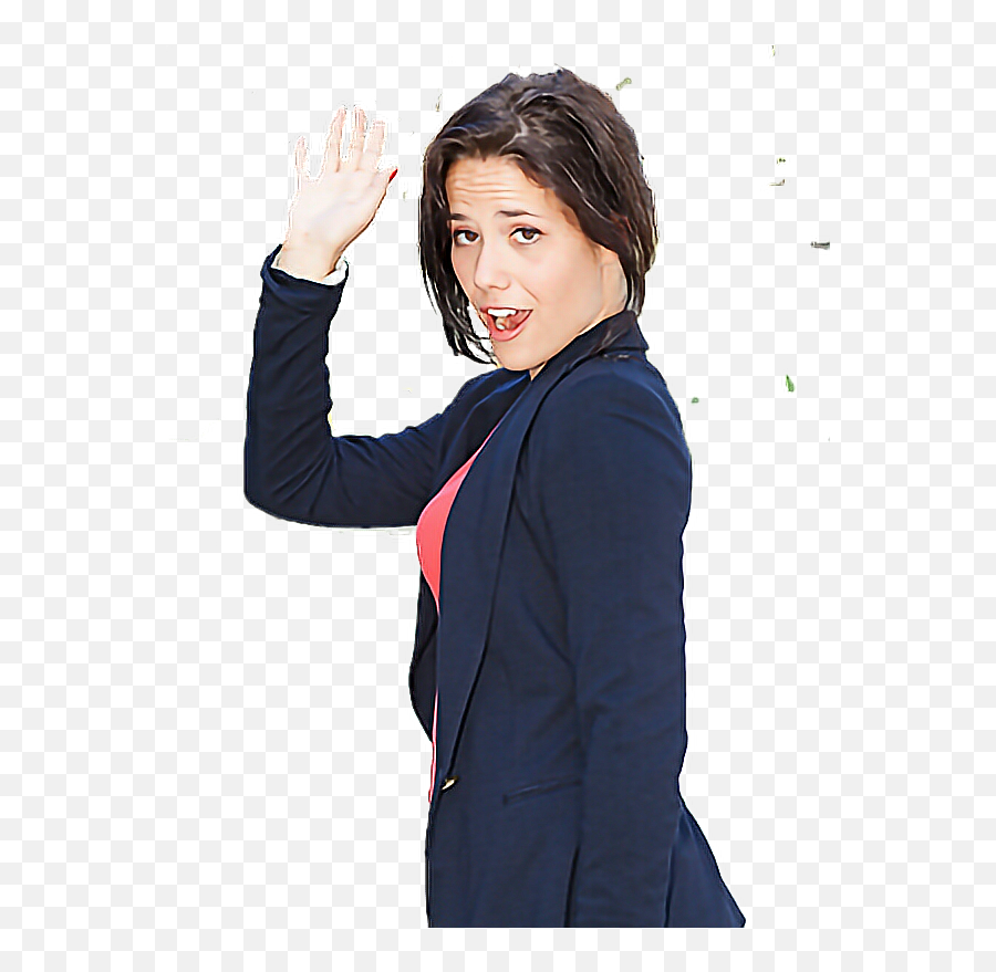 Woman Waving Sticker By Netfrenzy2000 - Sign Language Emoji,Waving Goodbye Emoji