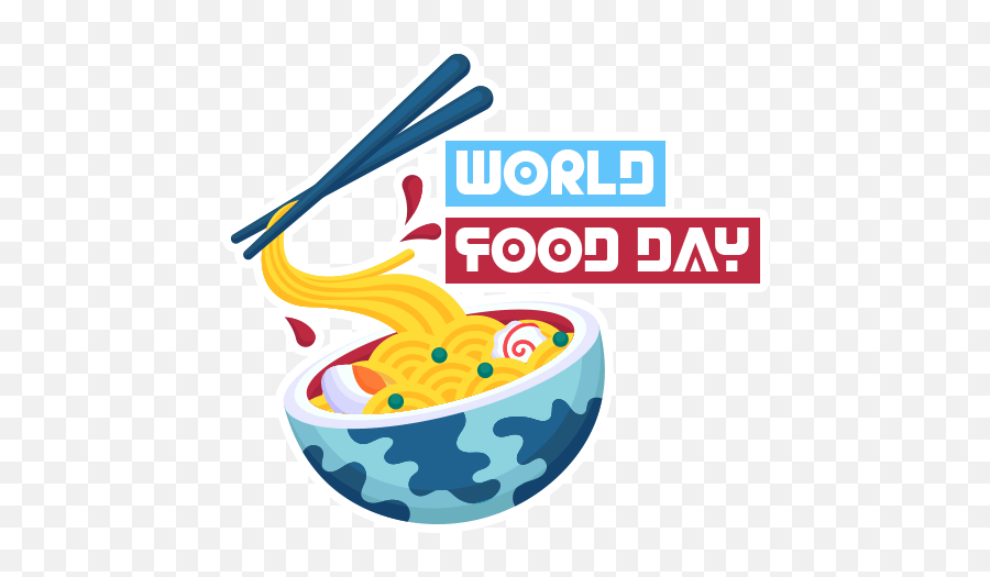 World Food Day By Marcossoft - Sticker Maker For Whatsapp Emoji,Noodles Emojis