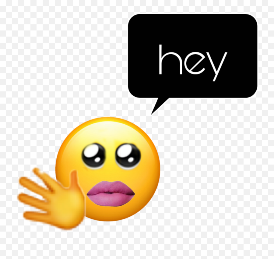 Lips Emoji Heartemoji Emojiiphone Sticker By Yasmin - Happy,Lips Emoji