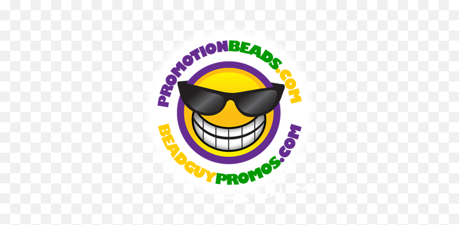 Mardi Gras Custom Beads - Happy Emoji,Mardi Gras Emoticon