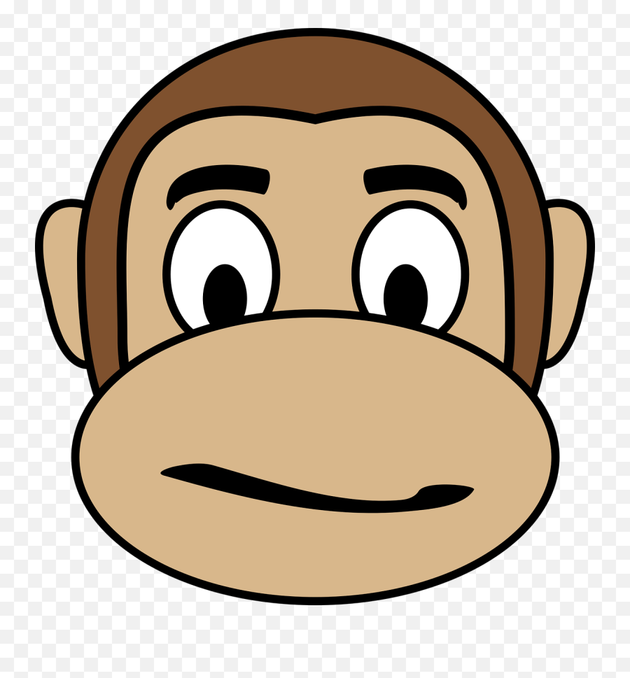 Download Ape Monkey Emoji Computer Icons Drawing - Monkey Muka Monyet Kartun,Computer Emoji