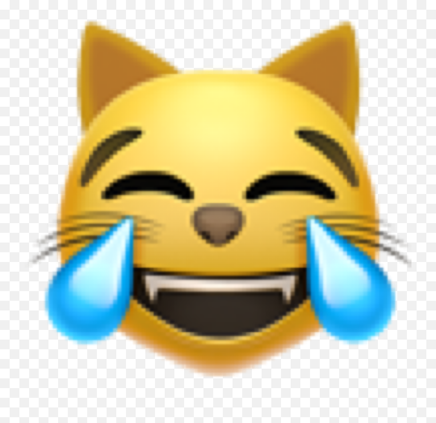 Emoji Catemoji Smiley Smail Sticker - Cat Laughing Cry Emoji,Cat Smile Emoji