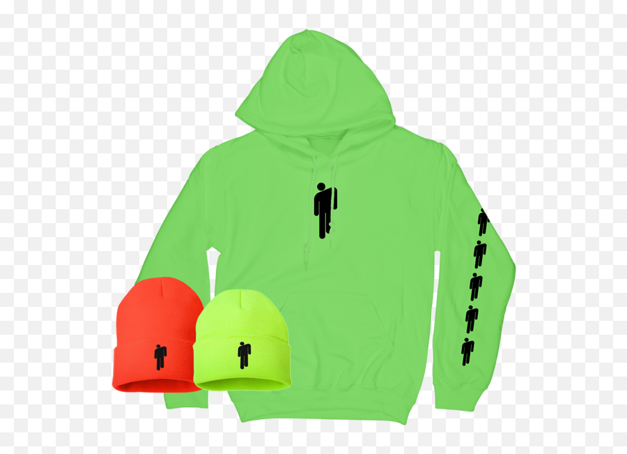 Billie Eilish Green Hoodie Billie Eilish Merch Billie Eilish - Billie Eilish Sudadera Verde Emoji,Sweatshirt Lyrics With Emojis