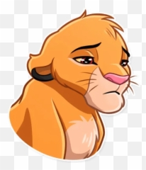 Collection Png Whatsapp Stickers - Stickers Cloud Discord Lion King Emote Emoji,Lion King Emoticons