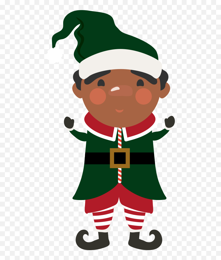 This Is A Sticker Of An Elf Clipart - Christmas Elf Emoji,Elf On The Shelf Emoji